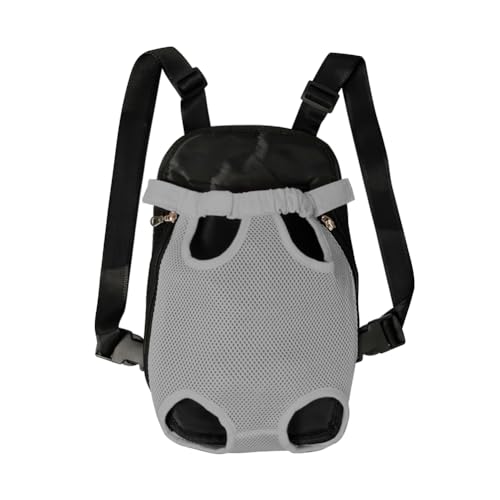 Sac à dos de transport pour chat et chien de taille moyenne gris XL