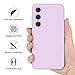 Vanjua Case for Samsung Galaxy S23 (Only), Stylish Liquid Silicone Slim Full-Body Protective Cover Compatible with Samsung Galaxy S23 5G 6.1 Inch Phone Case (Violet)