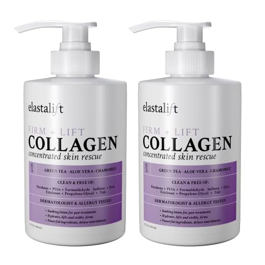 Creme de Levantamento de Colágeno Anti-Envelhecimento Creme de Colágeno para Corpo e Rosto Melhora a Elasticidade, Volumiza e Levanta o Creme de Rugas para Pele Flácida Feito nos EUA pela Elastalift (2 – 40 ml)