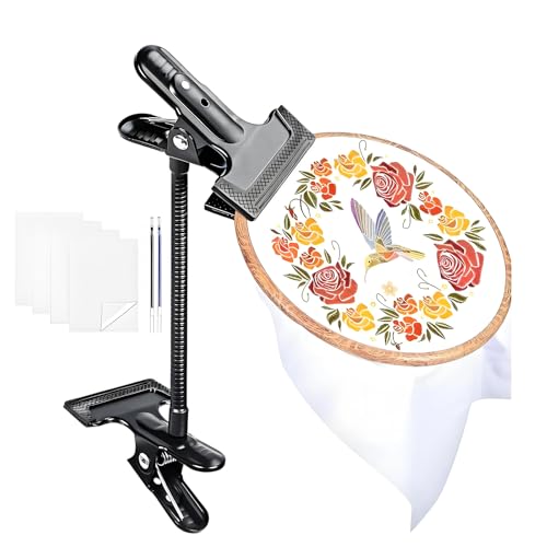 Soporte de aro de bordado de escritorio para evitar dolor cervical y fatiga en manos