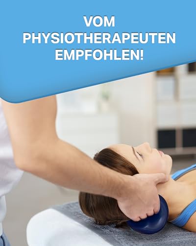 WELLENGOLD Nackenstrecker - Orthopädischer Nackendehner bei Schulter & Nackenschmerzen - Premium Cloudy Neck Stretcher für Nackenbuckel & Buckel Korrektur - Nackenwolke mit dt. Anleitung & E-Book