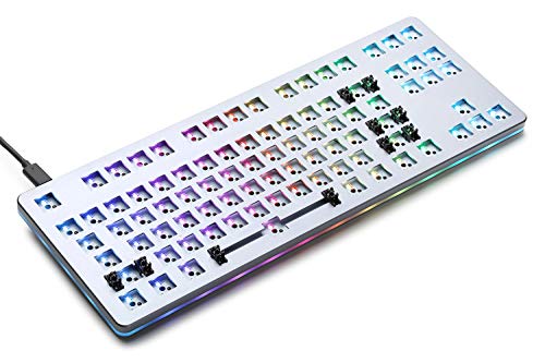 Drop Ctrl Mechanical Keyboard — Tenkeyless Tkl (87 Key) Gaming Keyboard, Hot-Swap Switches, Programmable Macros, Rgb Led Backlighting, Usb-C, Doubleshot Pbt, Aluminum Frame (Barebones, Gray) #TOP3