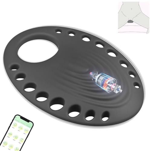 Romi Butterfly Vibrator Clitorals Stimulator Ride-on Couple Vibrator with 9 Vibration Modes for Female Male Personal Massager Black