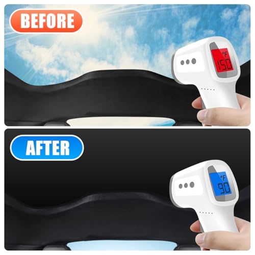 Pare-soleil de toit haut de gamme pour Ford Mustang Mach-E noir tendu