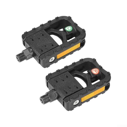 Pedales plegables de montaña para pedales de bicicleta, antideslizante, portátil, pedal de ciclismo compacto para bicicleta, repuesto para bicicletas plegables, material PP