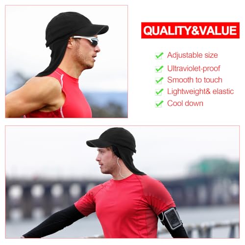 Image of Tatuo Neck Neck Cover for Sun | Adjustable 2 in 1 Face Covering for Outdoor Sports Fishing, UV Protection Gaiter Shield, Unisex Multifunctional