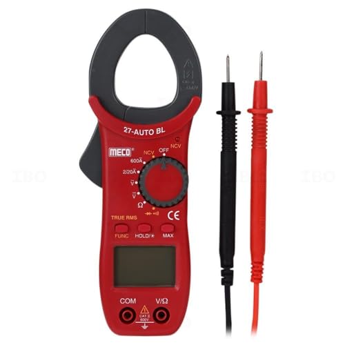 MECO Instrument 27 Auto BL 600A AC Auto Ranging 3½ Digit 2000 Counts Clampmeter Digital Clamp Meters (Red 2000 Counts) (B0BG7BWPDH) Amazon Price History, Amazon Price Tracker