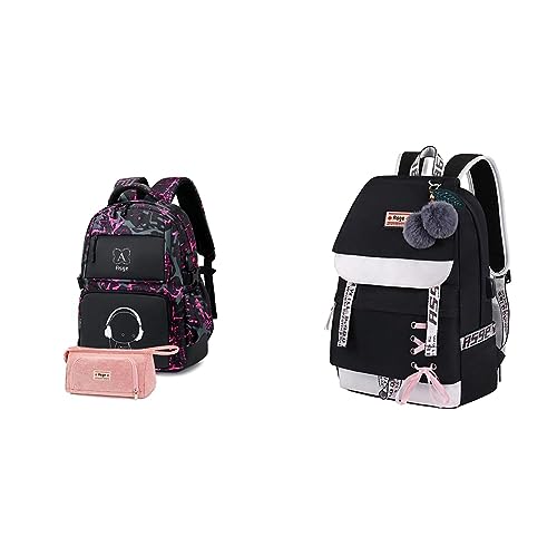 Asge Schulrucksack Mdchen Teenager Rucksack Maedchen Coole Schule Daypacks & Schulrucksack Mdchen Schulranzen Jungen Schultasche