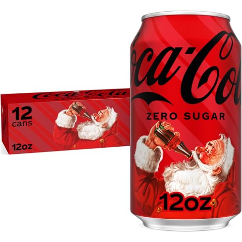 Coca-Cola Zero Sugar Soda, 12 fl oz Cans, 12 Pack