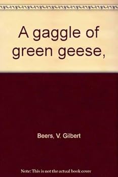 Hardcover A gaggle of green geese, Book