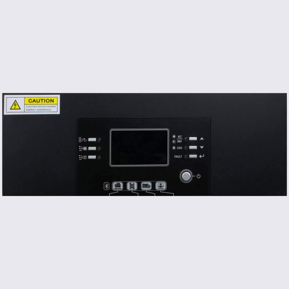 Inversor solar fuera de la red de 5 kW 240 V CA MPPT 80 A, Bluetooth, batería de litio de 48 V y compatible con AGM