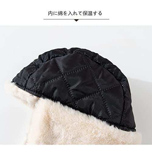 パイロットキャップ もふもふ 飛行帽 フライトキャップ 登山