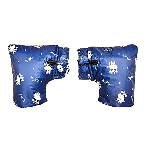 leryveo Manchons de Guidon,Chauffe-Mains pour Guidon de vélo de Route étanche | Poignée Grip Gantelets Gants Hiver Chaud Couverture Thermique Gants Vent Et Imperméable Mains Plus Chaudes