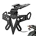 Support Plaque Mt07, Kit D'Élimination D'aile De Support De Plaque D'immatriculation De Moto avec LED pour Mt-07 Fz-07 2013-2020 Support de Plaque mt07+Support de Plaque mt07+Support Plaque mt07 supp