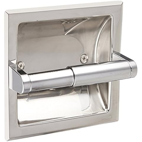 Moen 2575 Recessed Toilet Paper Holder, Chrome Cover