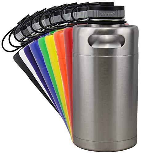 Insulated Beer Growler 64oz Keg (Stainless Steel)