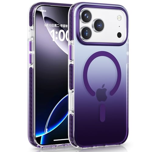 Coque arrière translucide mate pour iPhone 17 Air violette style premium