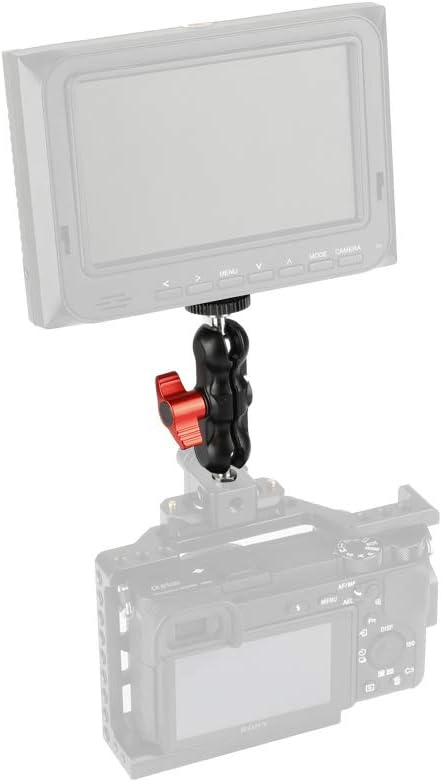 CAMVATE Universal Magic Arm with with Dual Ball Heads(Red,2 Pieces) - 2079 - Image 3