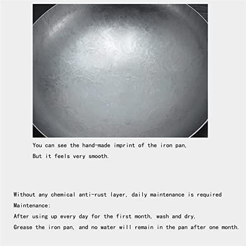 Wok de Hierro Fundido con 2 Asas 55 cm miniatura 3