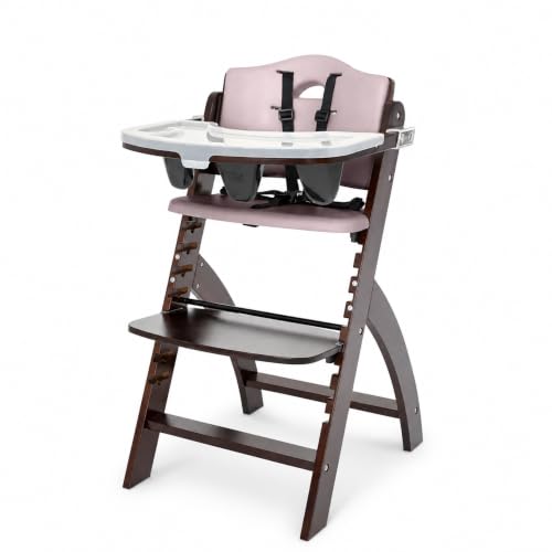 Image of Abiie Beyond Junior Convertible Wooden High Chair with Removable Tray