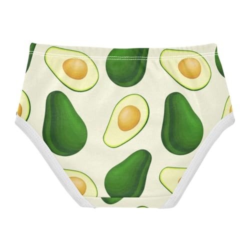 Artistic Girls Underwear Toddler 2t Cotton Girl Panties Cute Avocados Green Briefs Girls Undies2