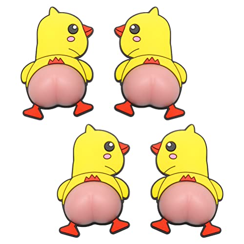 4 pçs adesivos decorativos para carro fofos silicone estilo bumbum espelho retrovisor moldura de por
