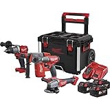 Milwaukee Akku-Set POWERPACK M 18 FPP4A-503P 18,0 Volt / 5,0 Ah (IEC) Li-Ion