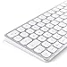 immagine 4SATECHI Tastiera Bluetooth in Alluminio con Tastierino Numerico - Compatibile con iMac PRO/iMac, 2018 Mac Mini, 2019 MacBook PRO, 2018 MacBook Air, 2019 iPad/2018 iPad PRO (Tedesco, Argento)