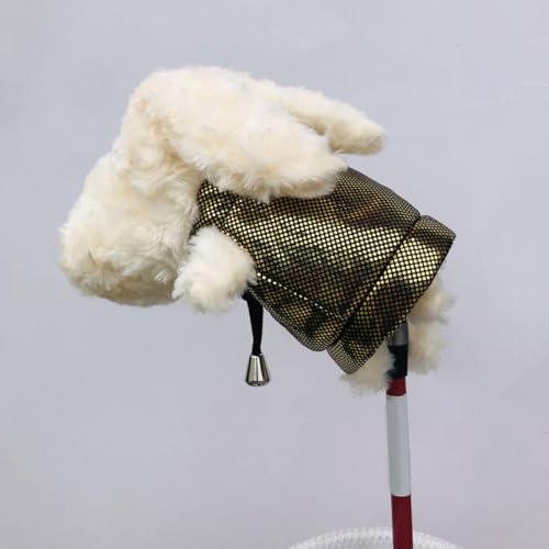 Protège têtes de golf en peluche chien anti-rayures fers - 6