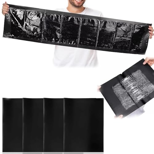 GUIANLOU 120cm * 28cm Extra Starkes Klebeband, 4 Blatt Multi-Use, Einfach Zu Verwenden, Für Drinnen/Draußen/Küche/Garten/Haus/Büro.