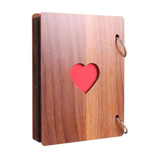 Reicyfang Album per ritagli, 12 x 16 cm, album fotografico, album dei ricordi, mini libro di foto, album dei ricordi da viaggio, con 30 pagine nere, forniture artistiche per lavori fai da te, libri