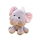 Bambola in peluche Bella Forma Scuotendo Testa Design Bambola Animale Farcito Piccola Bambola Portatile Di Cotone Animale Bambola 15/37cm Home Sofa Decor Regalo Bambini Elefante 20cm