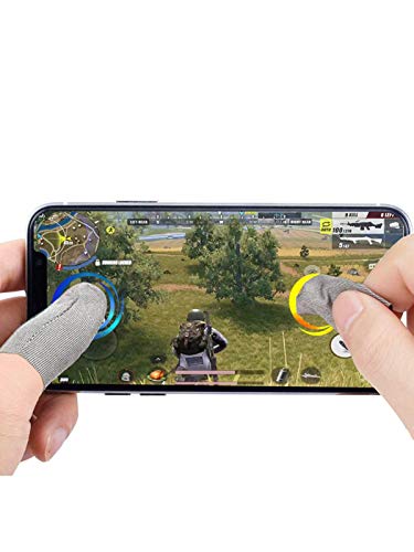Ritapreaty Funda para Dedos para Juegos móviles, Funda para Dedos con Pantalla táctil, Transpirable, Sensible al Sudor, para Disparar y apuntar para Reglas de Supervivencia