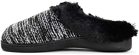 MUK LUKS Women's Suzanne Clog Slippers, Ebony, Large | Image 7
