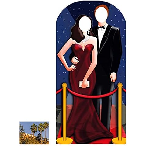 BundleZ-4-FanZ Fan Packs Red-Carpet/Hollywood Couple Stand In - Stand In Lifesize Cardboard Cutout/Standee/Standup - Includes 8x10 (20x25cm) Star Photo Cover