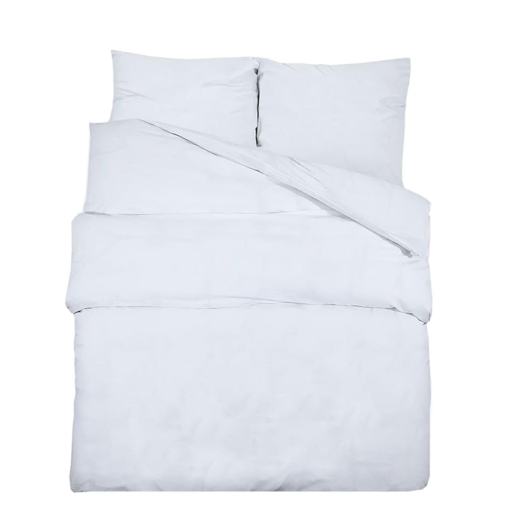 Housse de couette coton blanc 200x220 cm pour chambre parentale cocooning