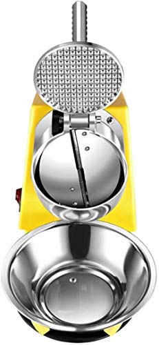Ice crusher Elektrische, bewegliches Gewerbe Doppelmesser Eismaschine 300W Schnee-Kegel-Maschine Milk Tea Shop Smoothie… – Bild 3