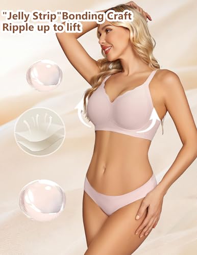 Image of Avidlove Bras for Women No Underwire Seamless Bra Comfortble Bralette Full Coverage Everyday Bras