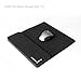 GRIFITI Fat Mouse Wrist Pad 12 Jumbo Size Mouse Pad for Mice, Keypads, Numberpads, Trackpads, Trackballs, Adding Machines, Printing Calculators (Black Nylon)