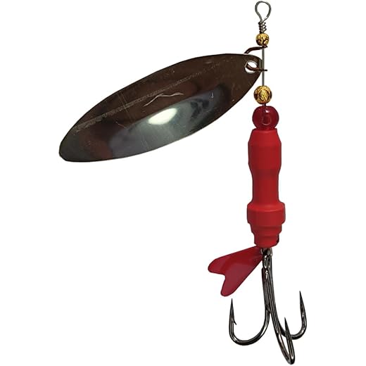 CORAl INDIA Fishing Hook Spinner 25g Red