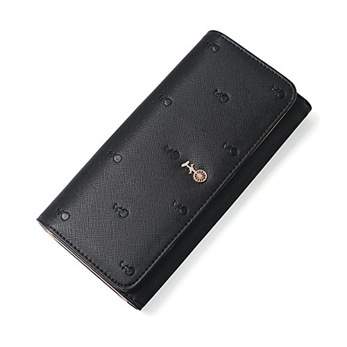 Portefeuille de grande capacité type sac à main long dame pour résoudre le manque de place