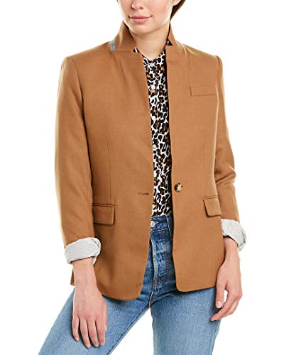 J.Crew Regent Blazer in Wool Flannel Warm Camel 8