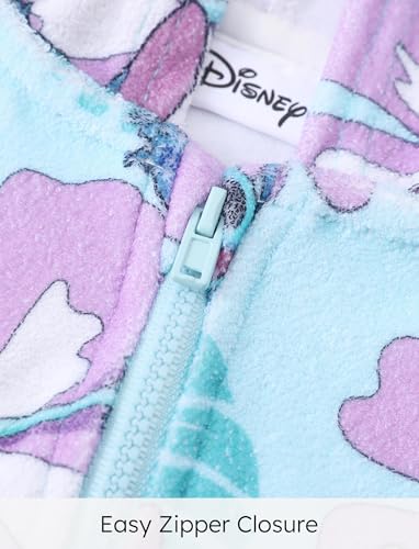 Disney Princess Frozen Stitch Minnie Girl Swim Cover Up Swimwear Terry Cloth Swimsuit Coverup Zip-up Bathing Suit Wrap Hooded4