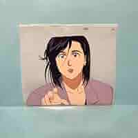 セル画・シティーハンター「怒りの１０００tハンマー・かおり」 セル画・シティーハンター「怒りの1000tハンマー・かおり」