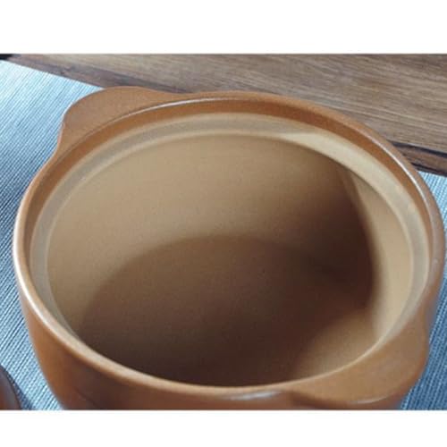 Olla de arcilla resistente al calor con esmalte cerámico para hornear 8