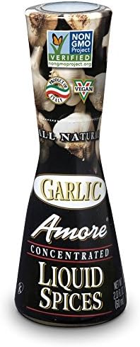 Amore All Natural Concentrated Liquid Spices, Garlic, 2 Ounce
