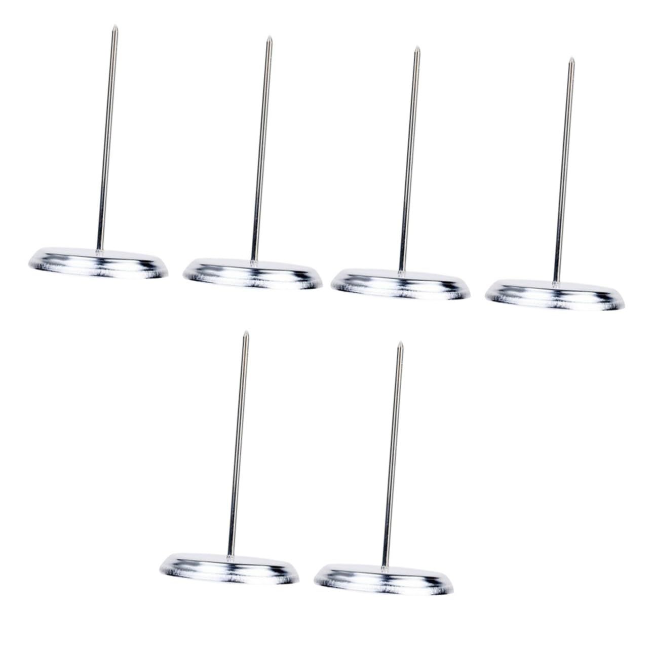 6piezas Soporte De Recibos De Metal Inoxidable Organizador Para Notas y Tickets Para Oficina Restaurante y Banco