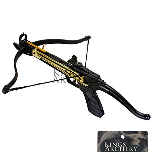 image for KingsArchery Self-Cocking Crossbow Bundle with Adjustable Sights, Spar