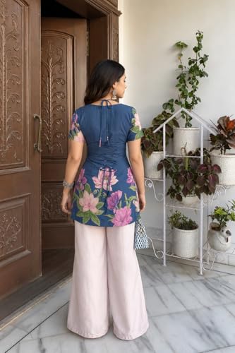 Image of ANNI Designer Cotton Short Kurti for Women | Stylish Kurti | Short Kurti Top | Casual Kurta for Women | Comfortable Cotton Kurtis for Womens
