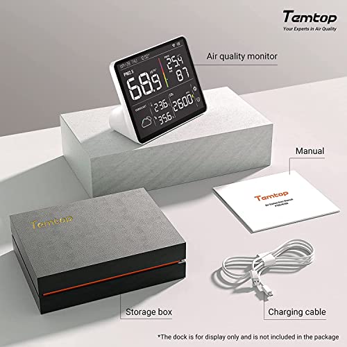 Temtop Weather Station, Wireless Weather Thermometer with Multiple Sensors, WiFi Smart Air Station, Home Air Quality Monitor, M100 - Image 8